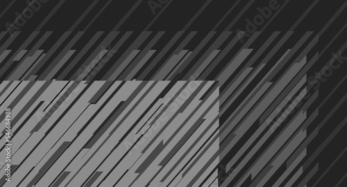 Monochrome abstract geometric background with diagonal stripes