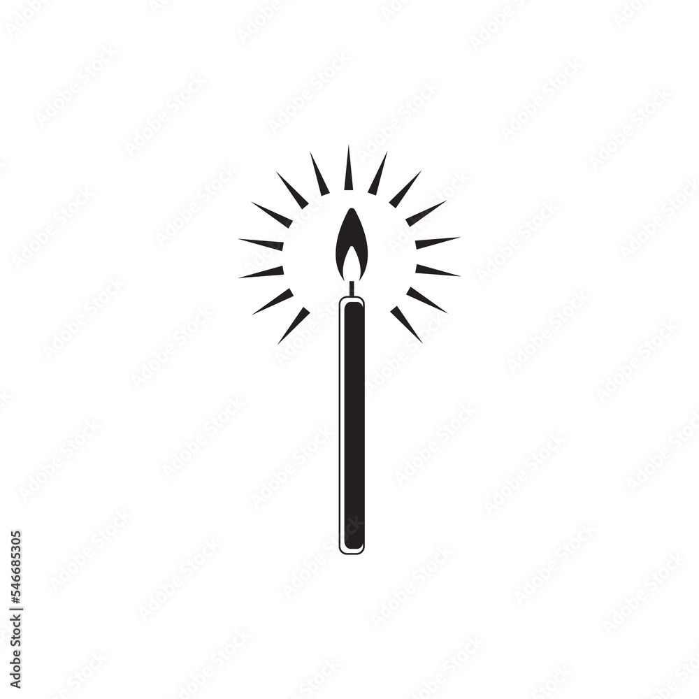 Candle Vectors Illustrations icon background Candle Vectors Illustrations icon background