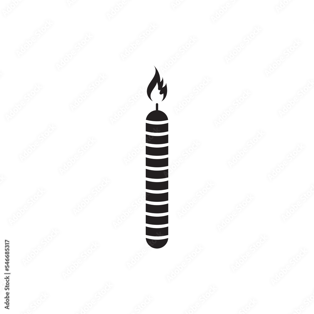 Candle Vectors Illustrations icon background