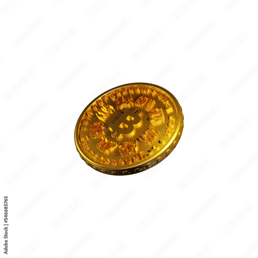 Coin 3d render