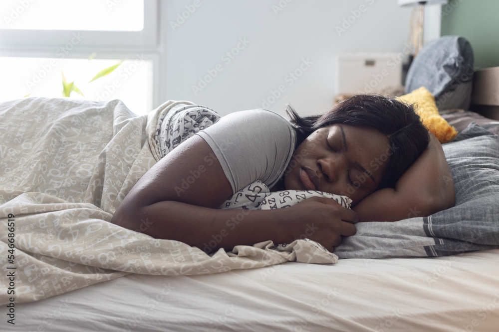 Sleeping under blanket 2025