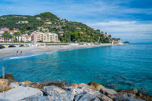 Fototapeta Naklejka Na Ścianę i Meble -  Beach in Finale Ligure