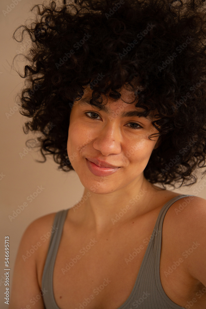 Woman with sweet, cute expression Woman with sweet, cute expression