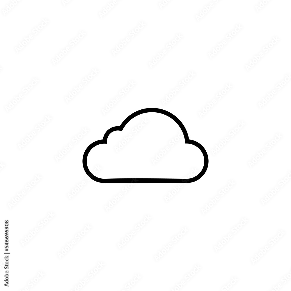 Cloud icon vector illustration. cloud sign and symbol Cloud icon vector illustration. cloud sign and symbol