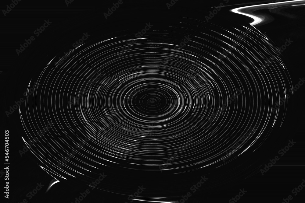 Fototapeta premium Abstract spiral background black and white version