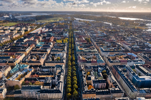 aerial view of Stockholm, Sweden