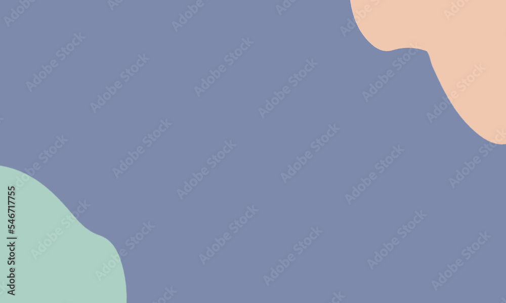 blue background with peach and green blob blue background with peach and green blob