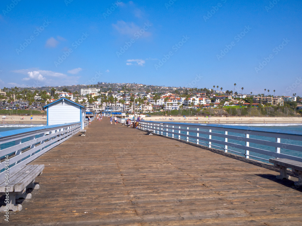 Obraz premium San Clemente Pier in Orange County, California, USA