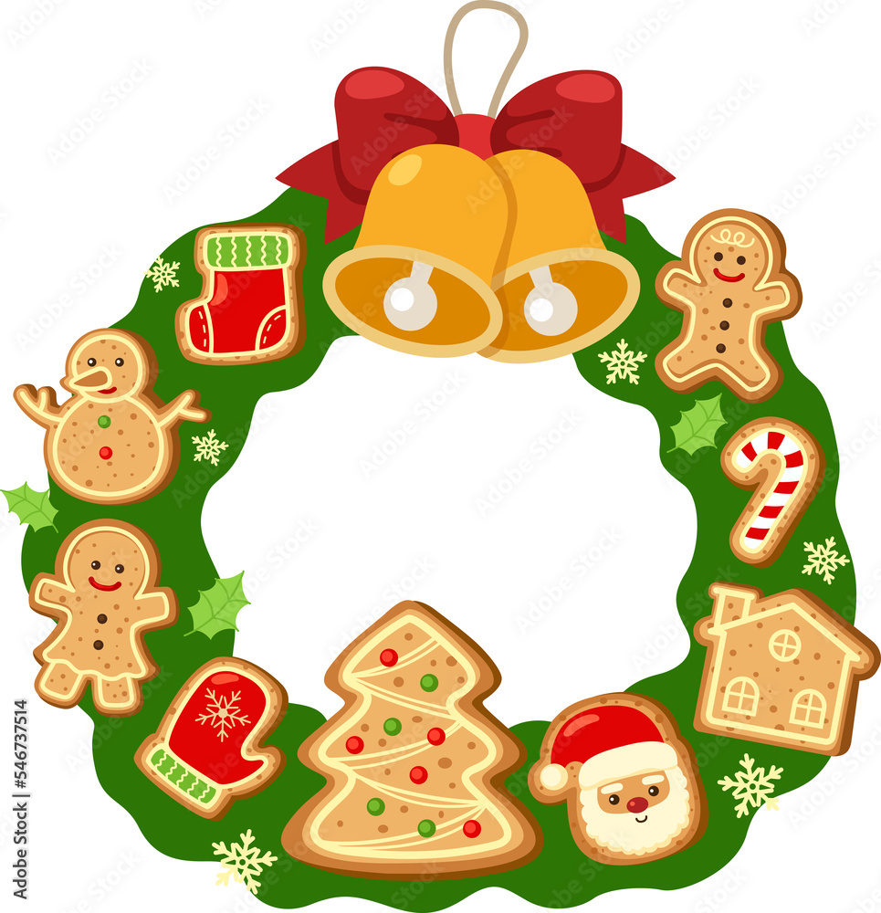 Fototapeta premium Christmas wreath
