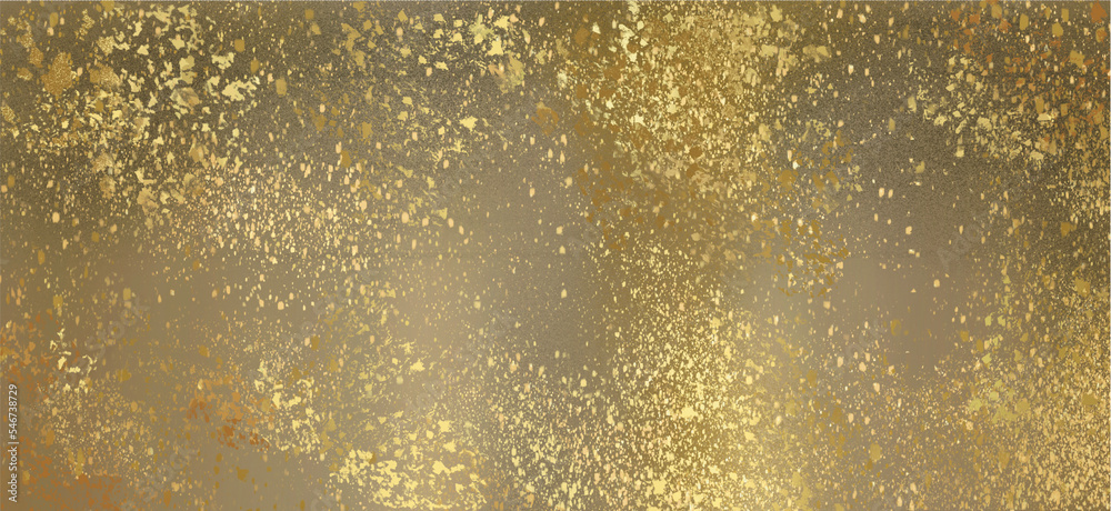 golden background, gold leaf