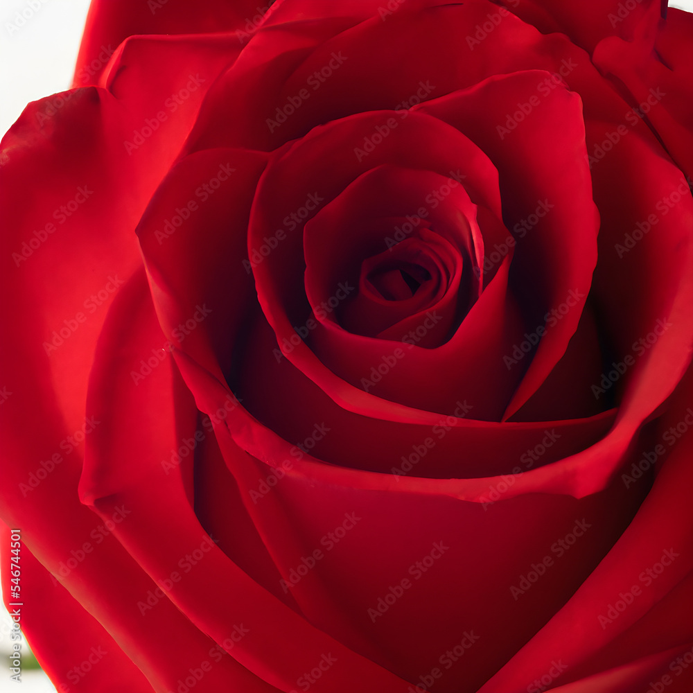 Red Roses on a white background, studio light Red Roses on a white background, studio light