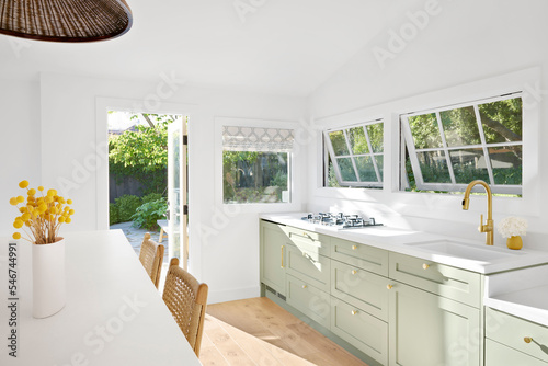 Modern kitchen in small cottage