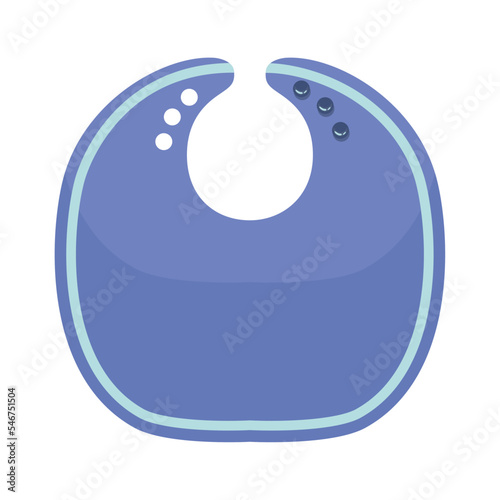 baby blue bib clothes accessory