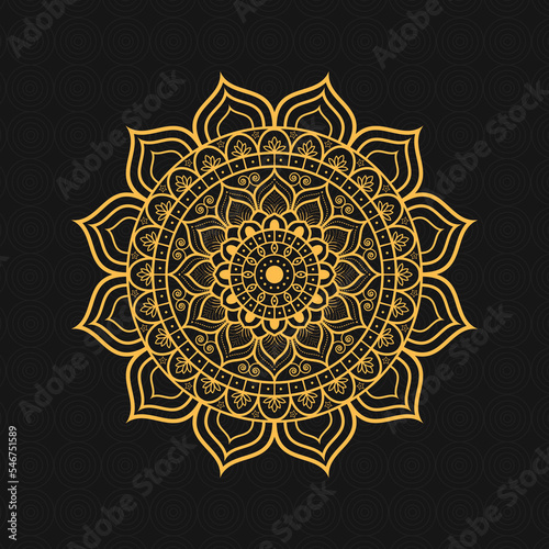 Luxury ornamental mandala design background