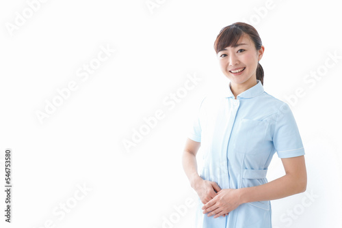 Fototapeta ご挨拶をする看護師
