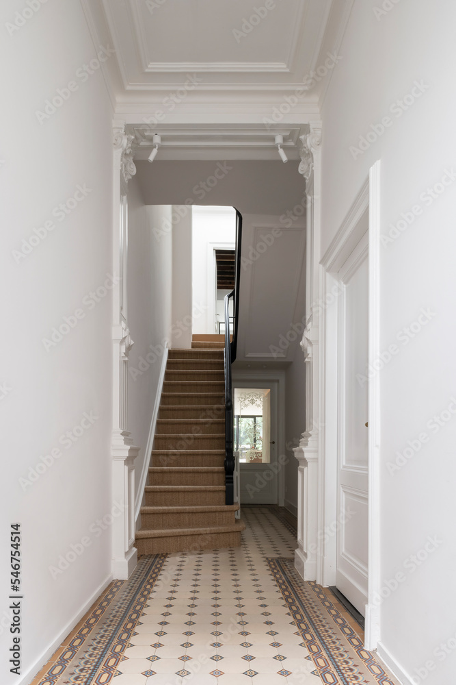 stairwell in mansion stairwell in mansion