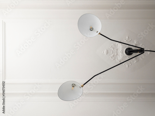 ceiling and lamps