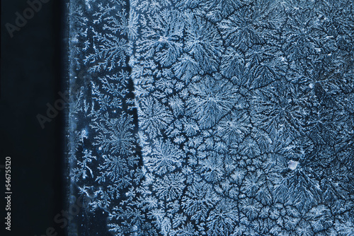 Abstract ice crystals background photo