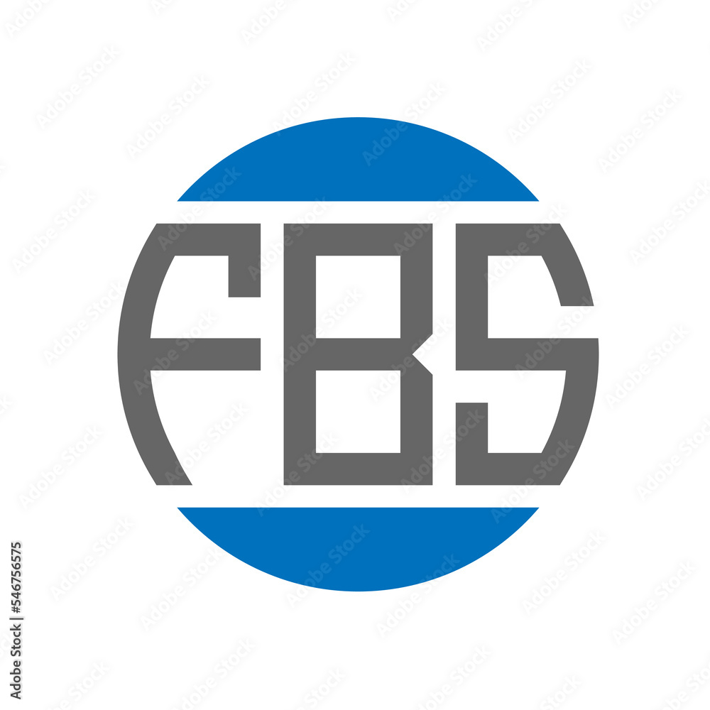 FBS letter logo design on white background. FBS creative initials circle logo concept. FBS letter design. FBS letter logo design on white background. FBS creative initials circle logo concept. FBS letter design.
