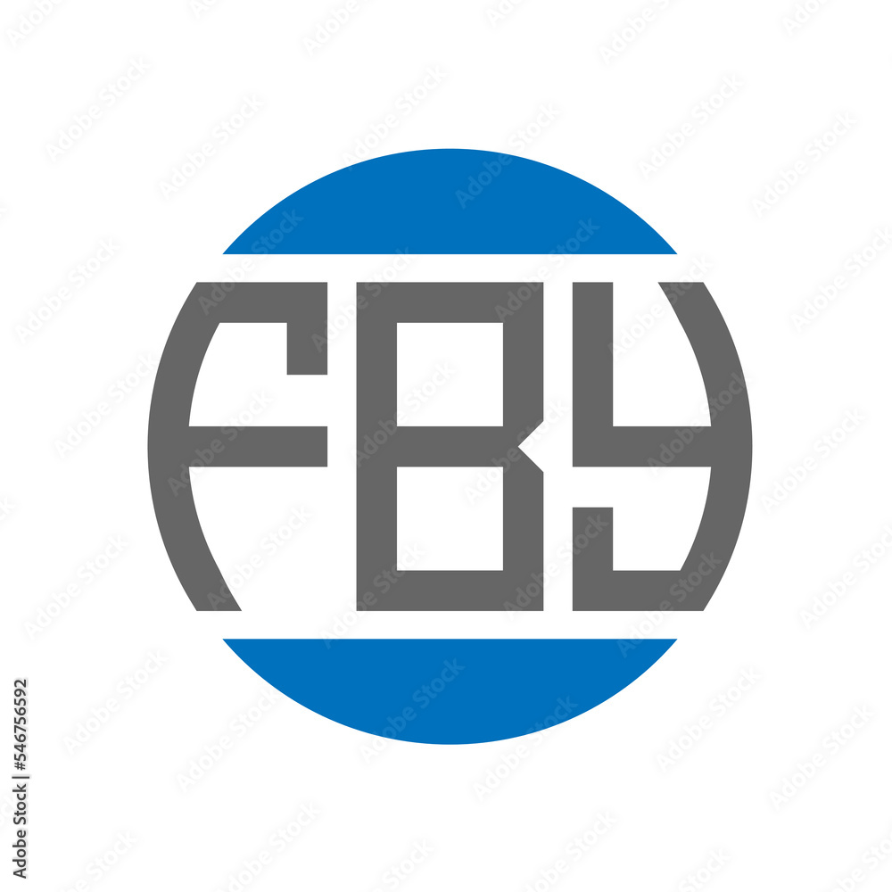 FBY letter logo design on white background. FBY creative initials circle logo concept. FBY letter design. FBY letter logo design on white background. FBY creative initials circle logo concept. FBY letter design.