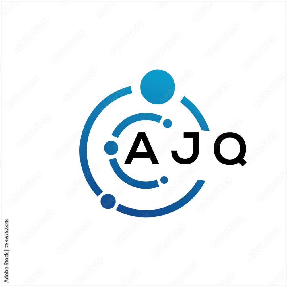 AJQ letter logo design on black background. AJQ creative initials letter logo concept. AJQ letter design. AJQ letter logo design on black background. AJQ creative initials letter logo concept. AJQ letter design.