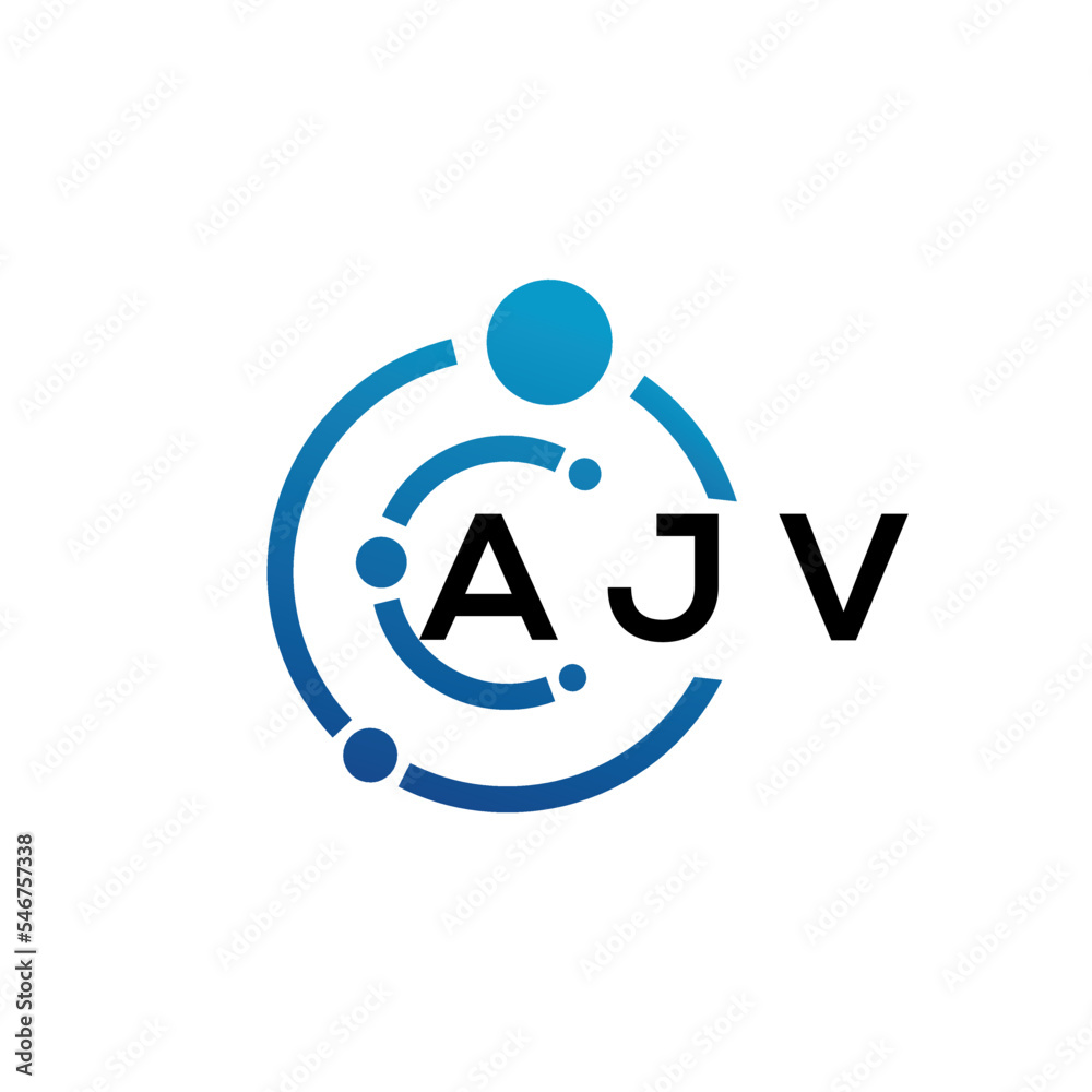AJV letter logo design on black background. AJV creative initials letter logo concept. AJV letter design. AJV letter logo design on black background. AJV creative initials letter logo concept. AJV letter design.