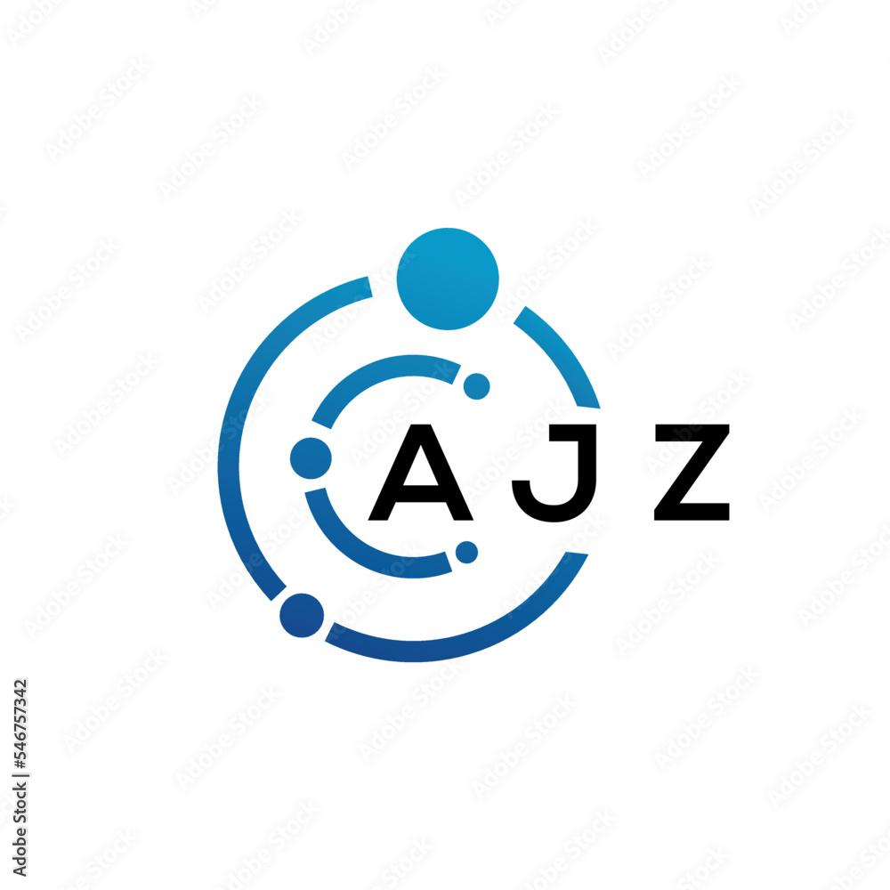 AJZ letter logo design on black background. AJZ creative initials letter logo concept. AJZ letter design. AJZ letter logo design on black background. AJZ creative initials letter logo concept. AJZ letter design.