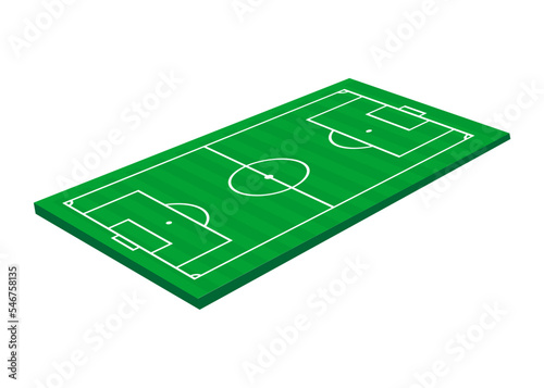 Illustration of football stadium and field