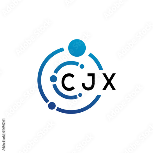 CJX letter logo design on  white background. CJX creative initials letter logo concept. CJX letter design.