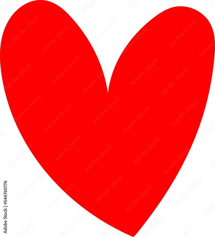 Red heart doodle Red heart doodle