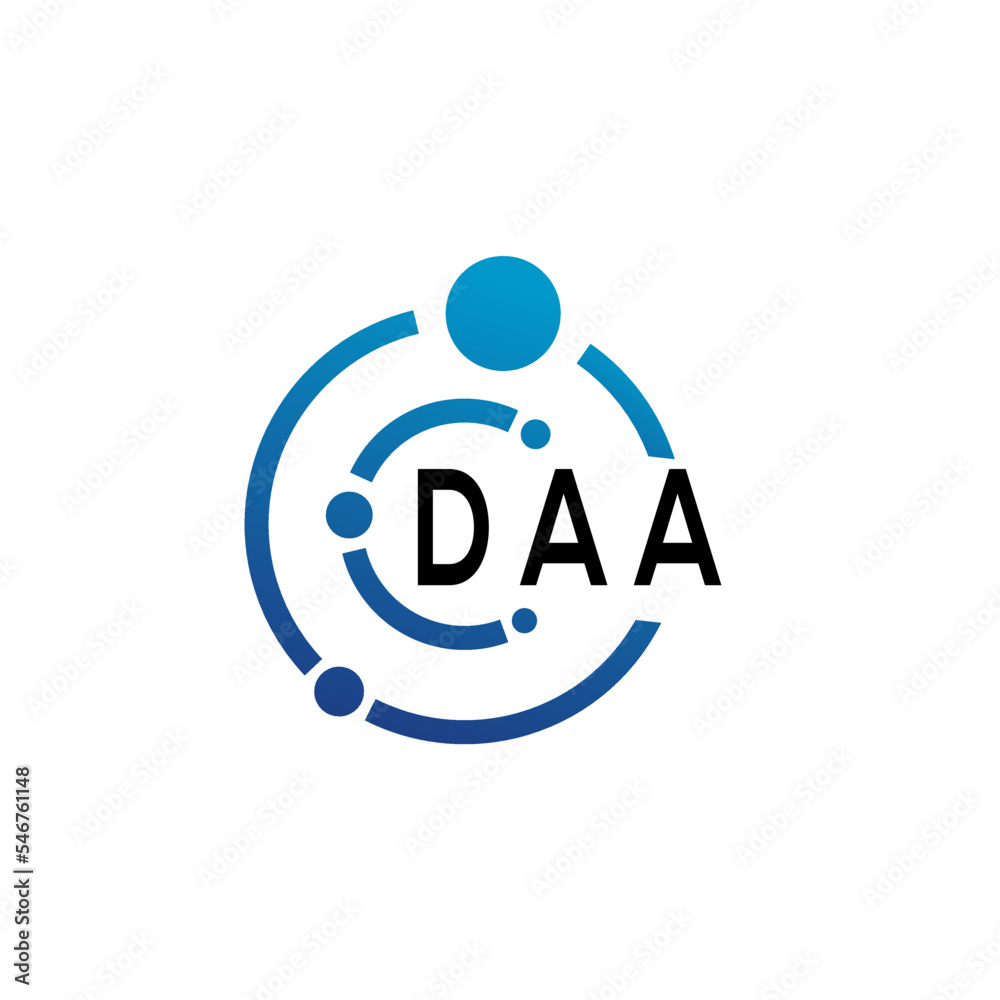 DAA letter logo design on white background. DAA creative initials letter logo concept. DAA letter design. DAA letter logo design on white background. DAA creative initials letter logo concept. DAA letter design.