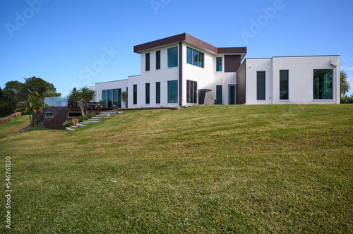 Large modern mansion photo