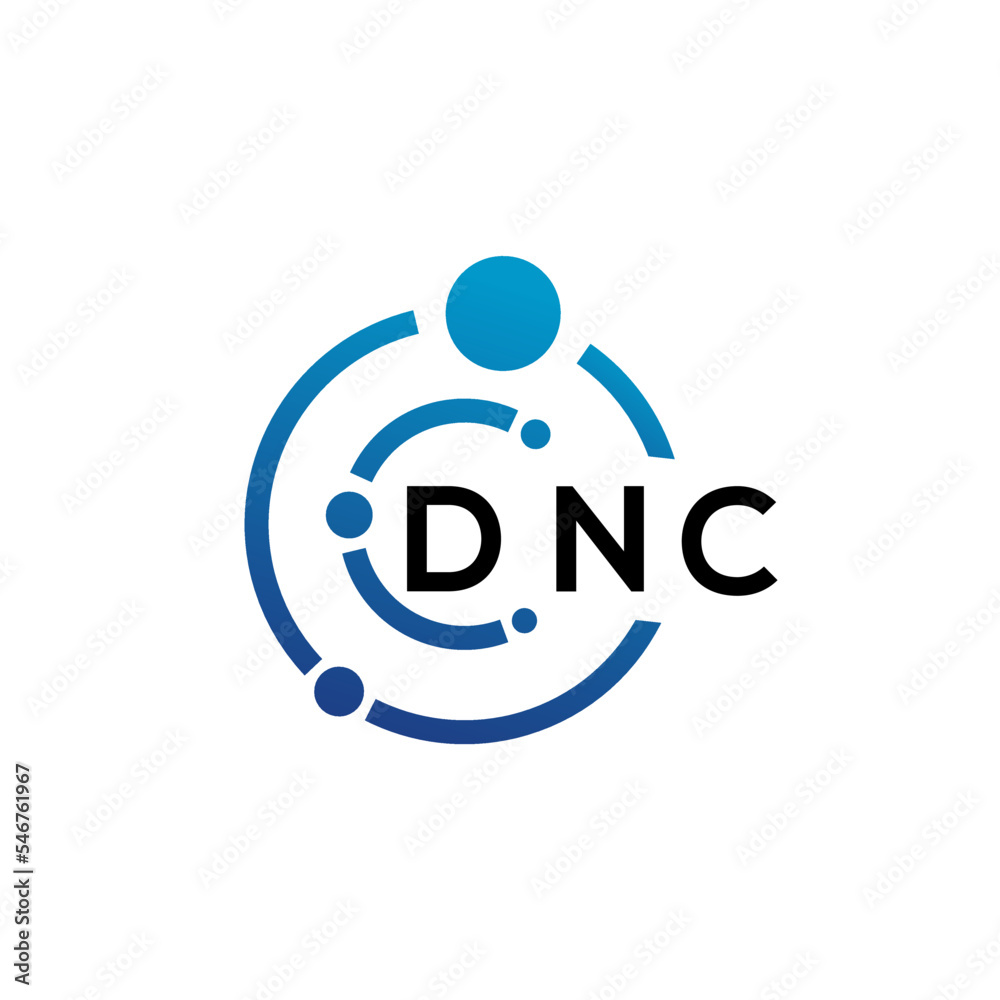 DNC letter logo design on white background. DNC creative initials letter logo concept. DNC letter design. DNC letter logo design on white background. DNC creative initials letter logo concept. DNC letter design.
