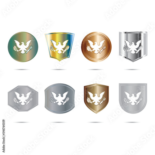 presidential seal icon set