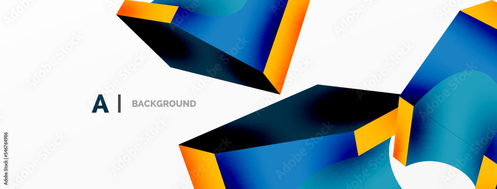 Abstract background - 3d abstract shape. Wallpaper for concept of AI technology, blockchain, communication, 5G, science, business Abstract background - 3d abstract shape. Wallpaper for concept of AI technology, blockchain, communication, 5G, science, business