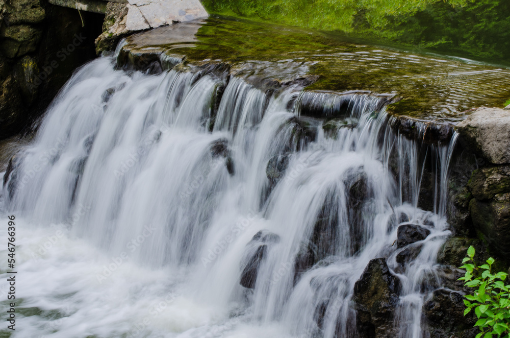 Obraz premium waterfall in the forest