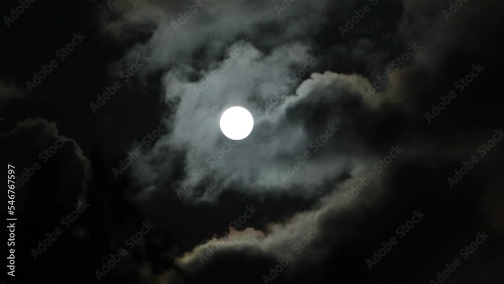 Full moon over the cloud Full moon over the cloud