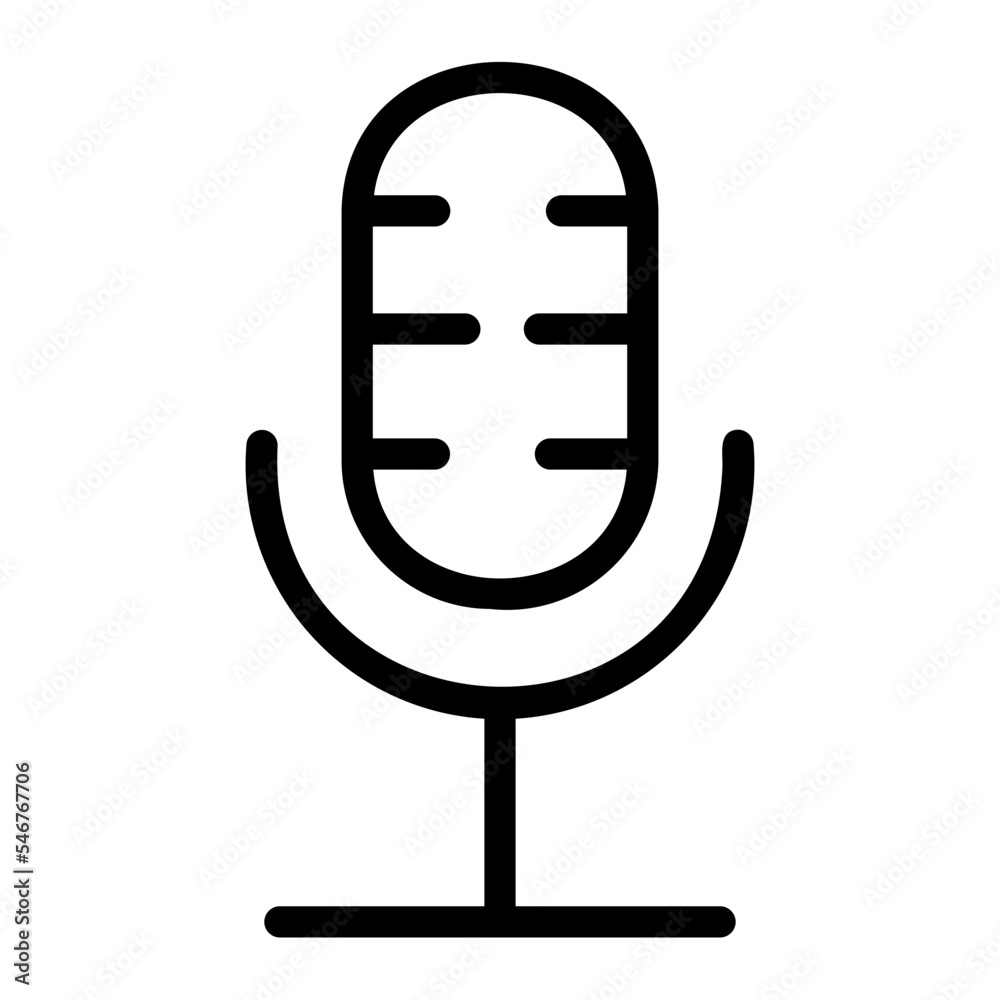 microphone line icon microphone line icon
