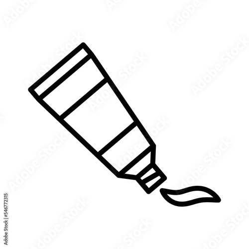 tooth paste icon vector design template in white background