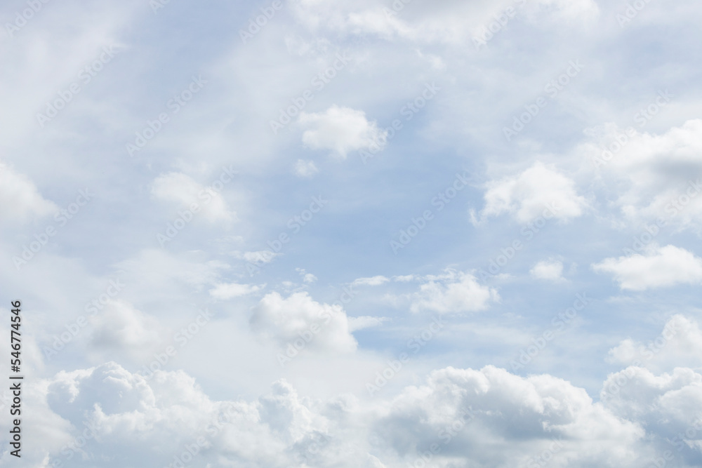 Bright blue sky with white clouds for background or wallpapers Bright blue sky with white clouds for background or wallpapers