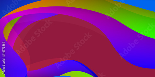 Dot red purple wave line light gradient dark background. Abstract technology big data digital background.