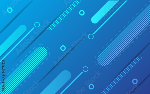blue gradient geometric shape background