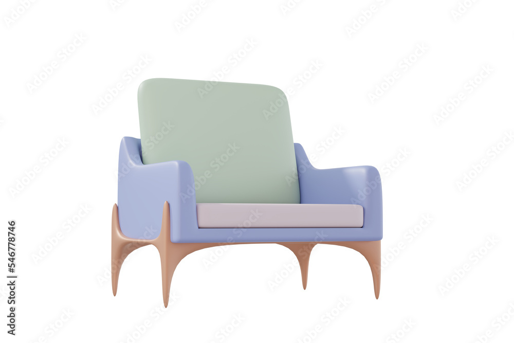 Sofa created by 3D program. Isolated white background with clipping path. Sofa created by 3D program. Isolated white background with clipping path.