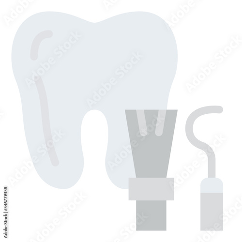 preventive dentistry fluoride treatment scaling dental icon