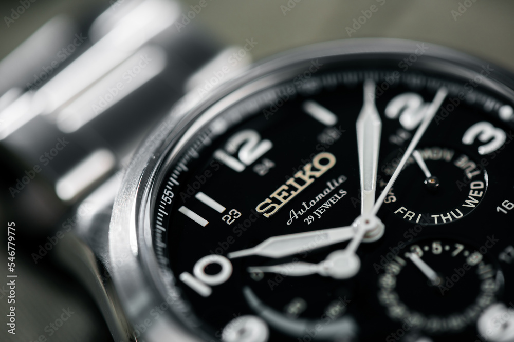 Seiko SARW015 wristwatch Stock Photo | Adobe Stock