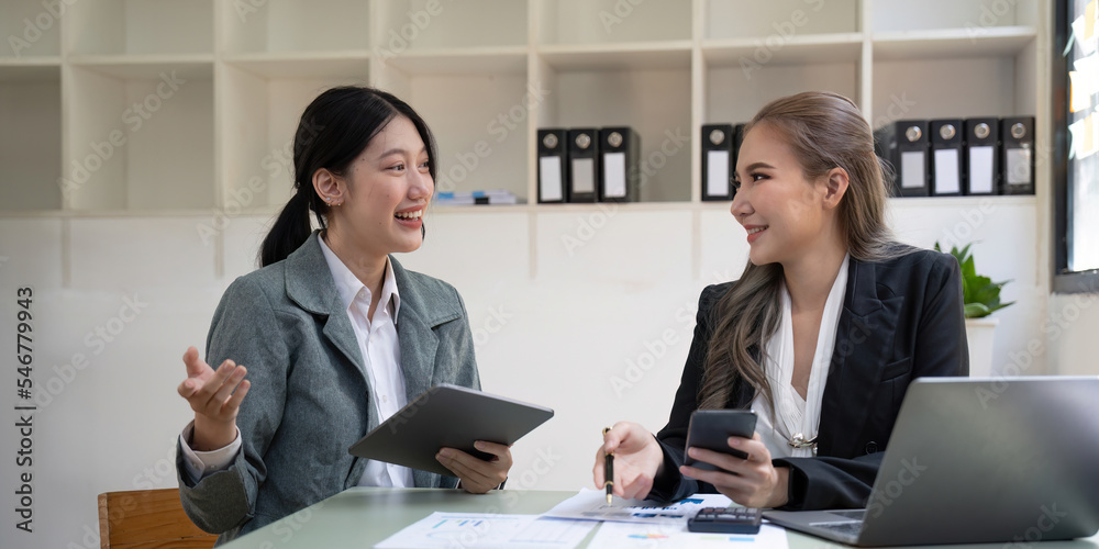 Business people are meeting for analysis data figures to plan business strategies. Business discussing concept Business people are meeting for analysis data figures to plan business strategies. Business discussing concept