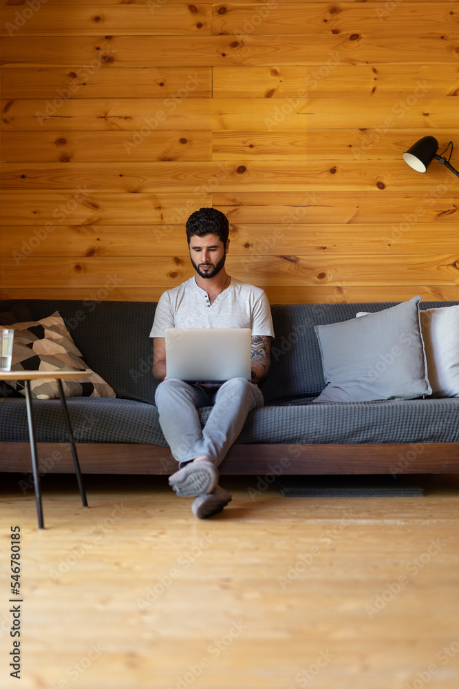 Man Working From Home Man Working From Home