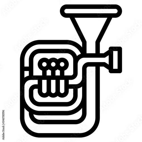 tuba instrument musical music icon