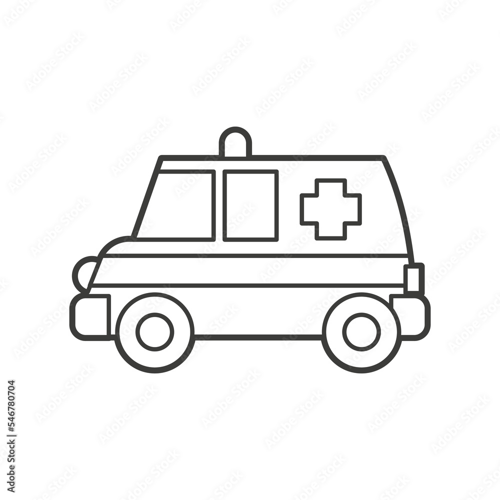 Vector Illustration of an excavator. Icon style with black outline. Logo design. Coloring book for children Vector Illustration of an excavator. Icon style with black outline. Logo design. Coloring book for children