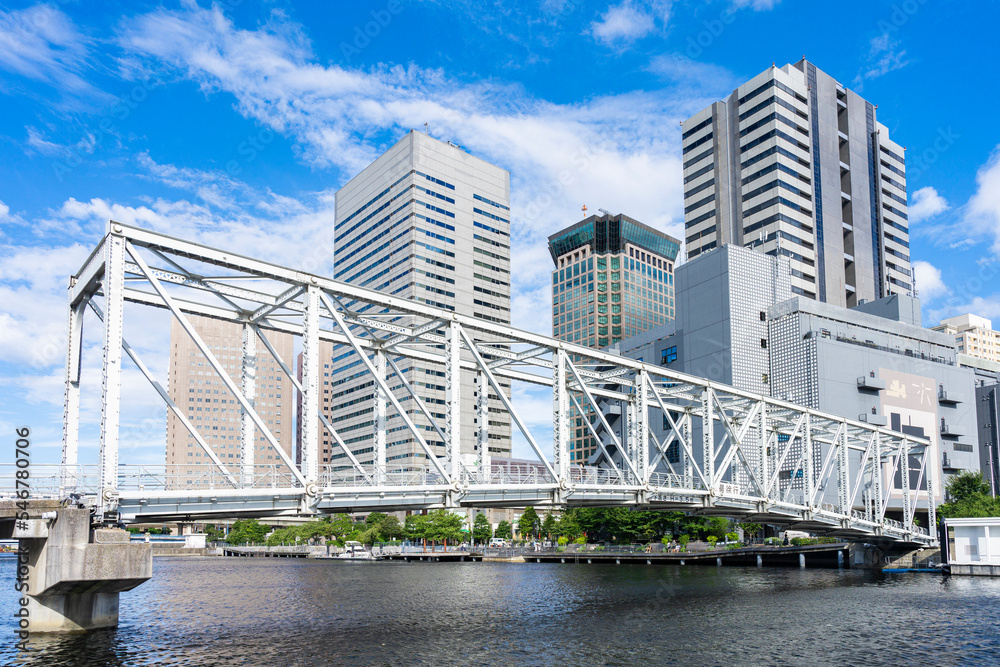 Fototapeta premium 天王洲ふれあい橋